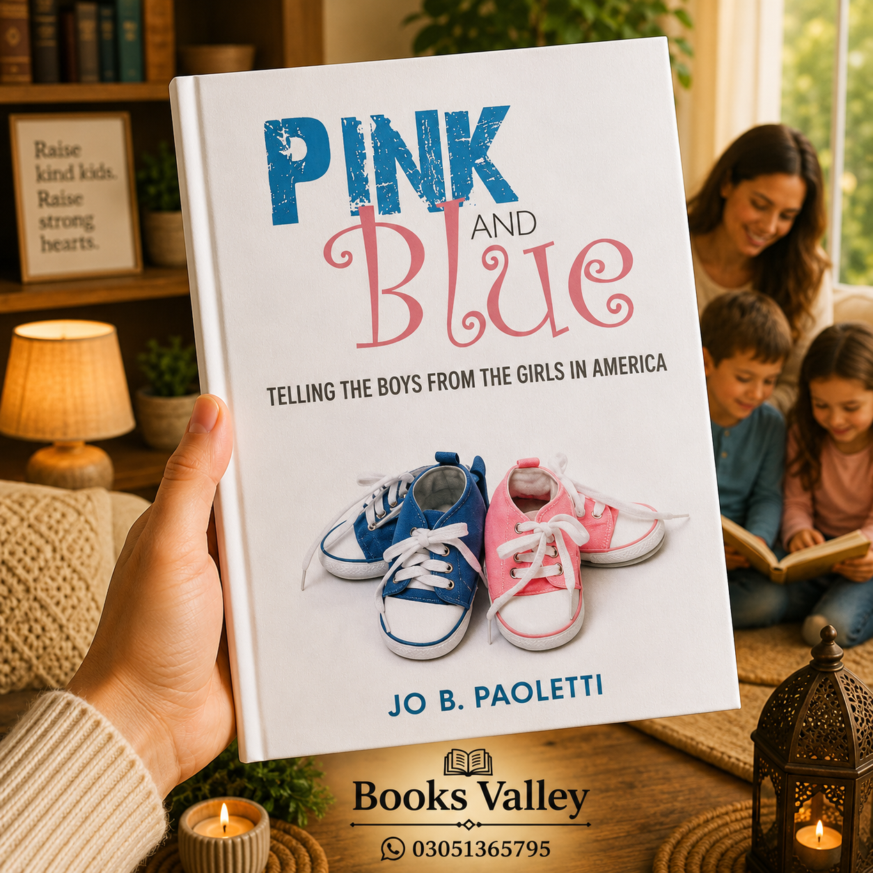Pink and blue