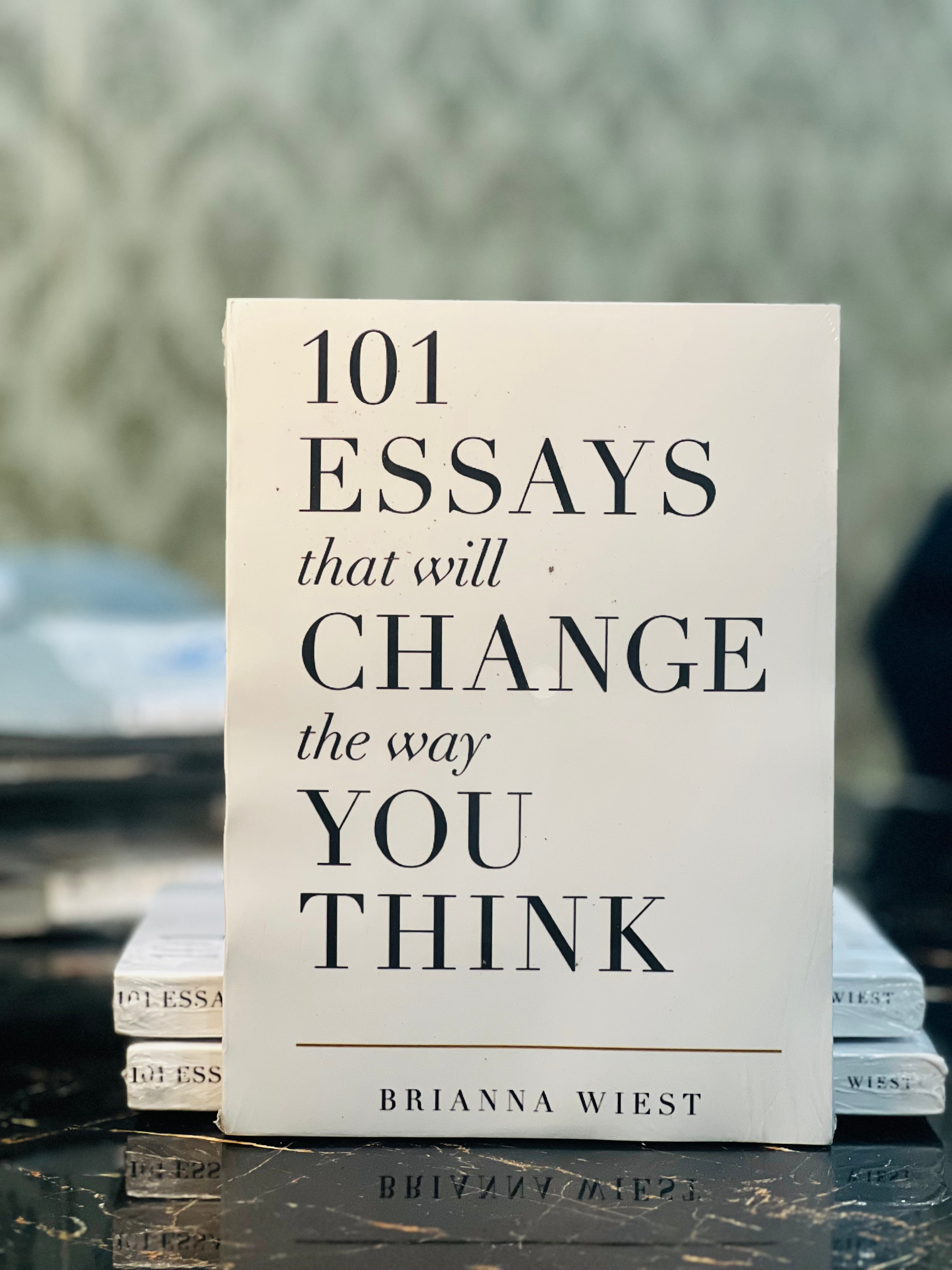 101 essays that will change the way you think