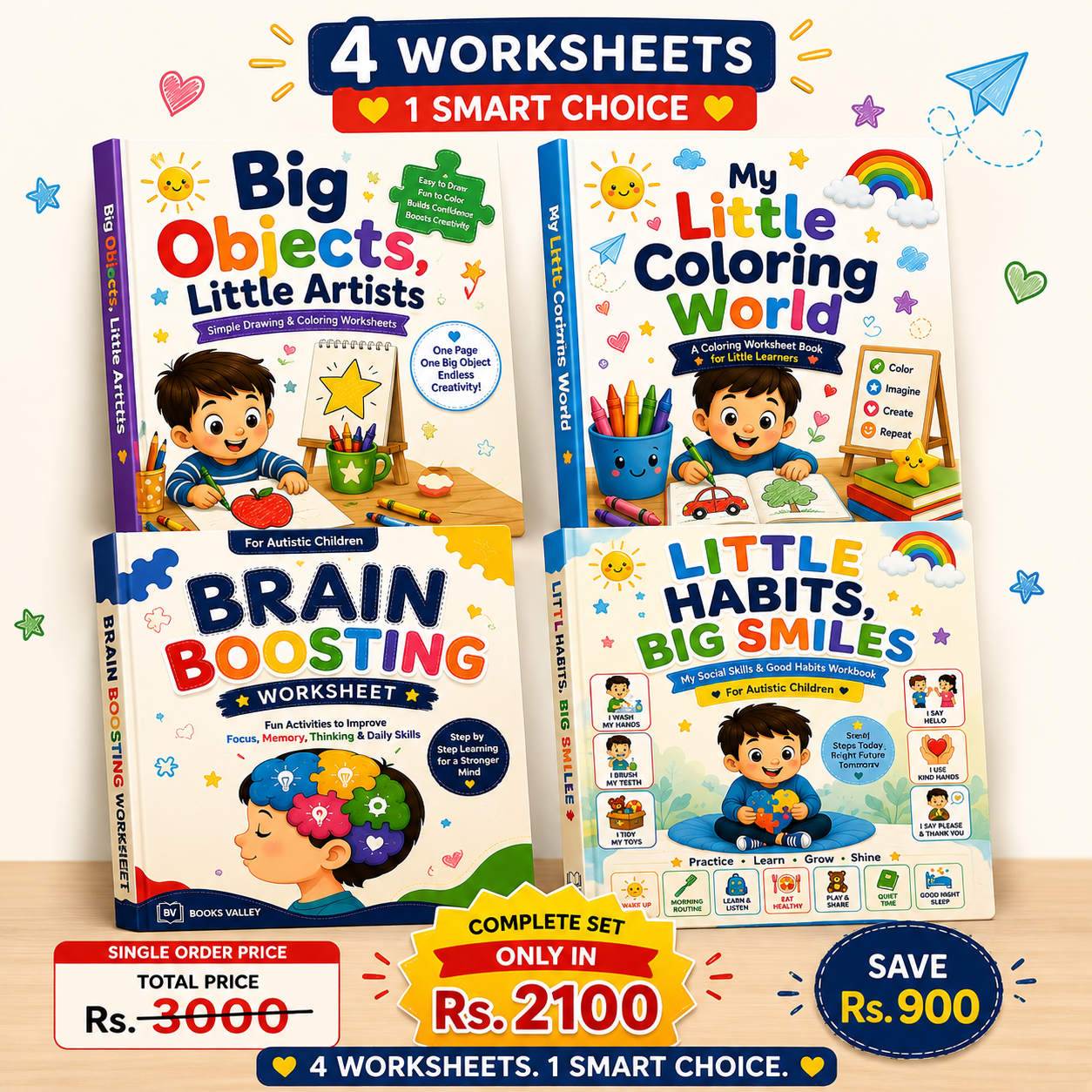 ⭐ 4-in-1 Little Learners Pack