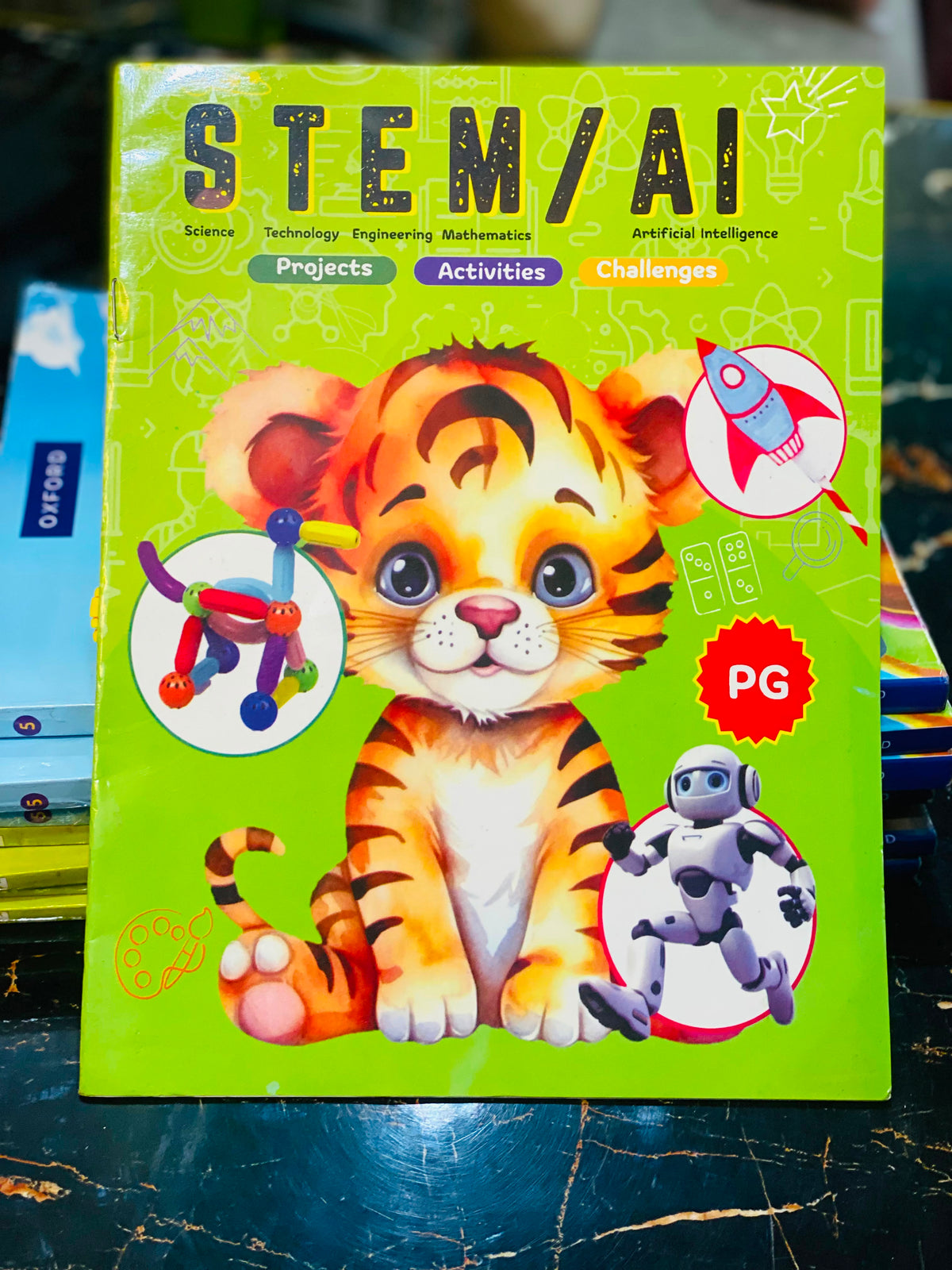 The title is “STEM/AI – Projects, Activities & Challenges” (PG)