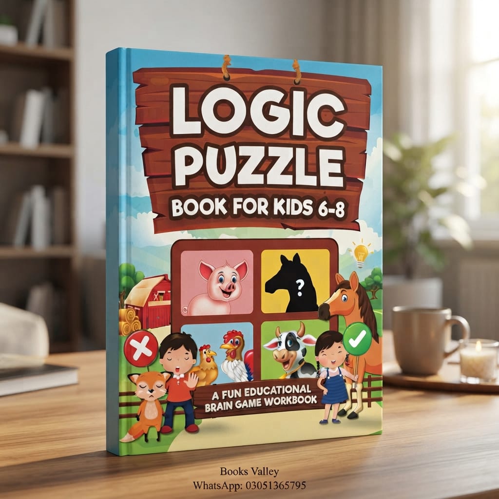 Logic Puzzle Book for Kids 6–8